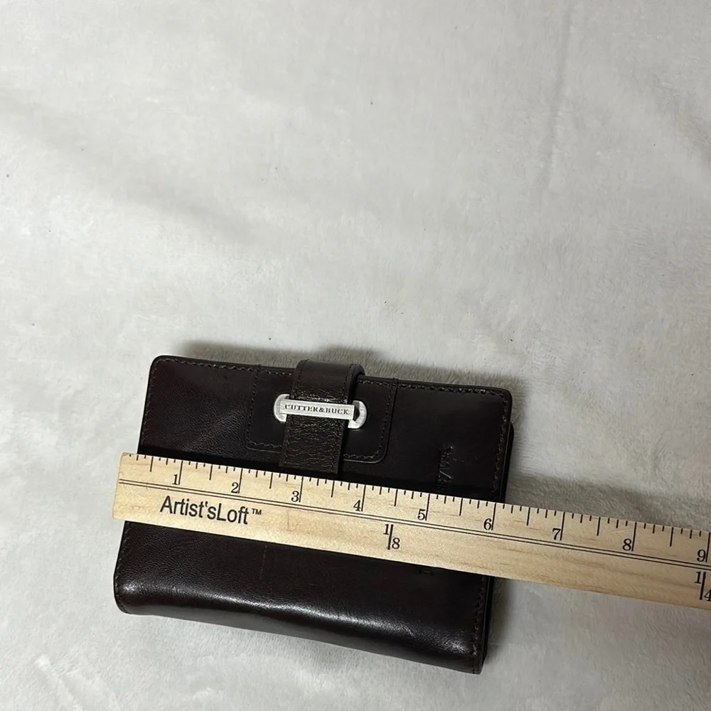 Vintage Cutter & Buck Dark Brown Leather notepad